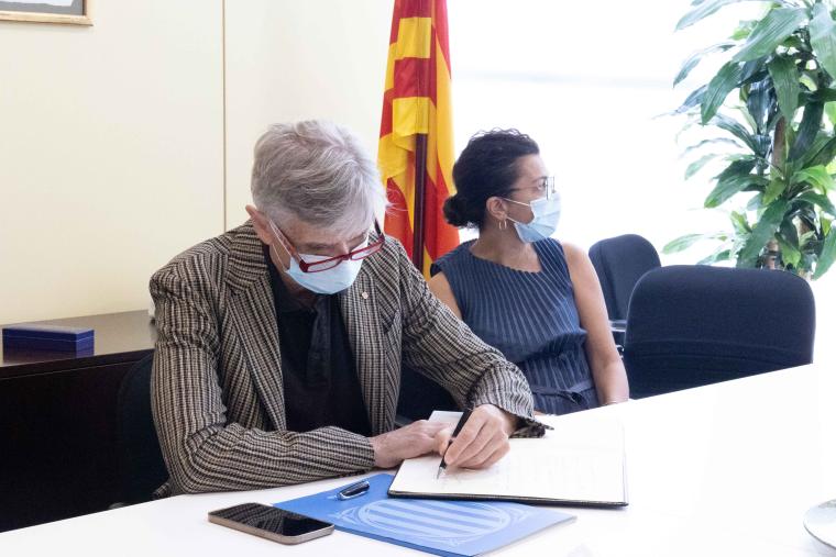 Visit of the Conseller de Salut, Honorable Mr. Josep Maria Argimon
