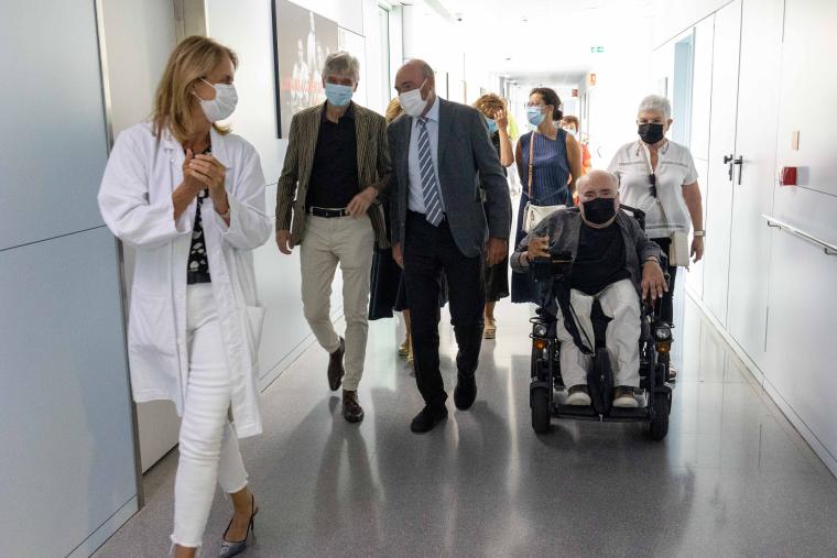 Visit of the Conseller de Salut, Honorable Mr. Josep Maria Argimon