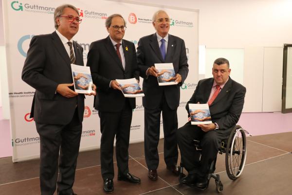 El Institut Guttmann apuesta por el empoderamiento de las personas con discapacidad en un acto presidido por el Presidente Quim Torra
