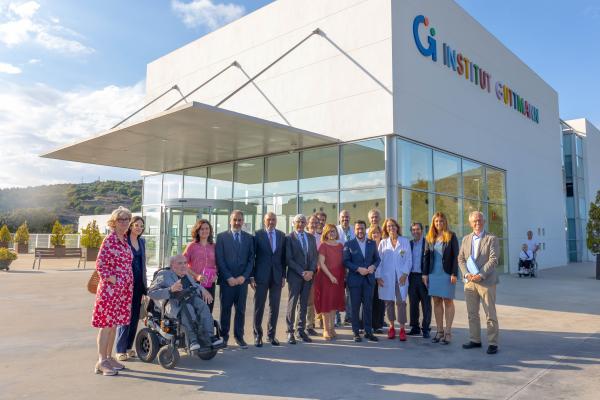 El presidente de la Generalitat Pere Aragonès visita el Institut Guttmann