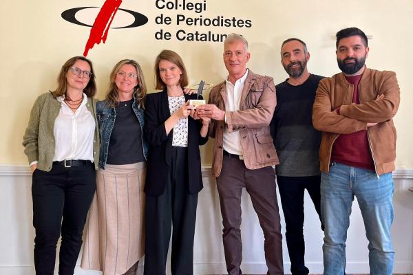 The Institut Guttmann's podcast 'Beines de Mielina', awarded by the Catalan College of Journalists 