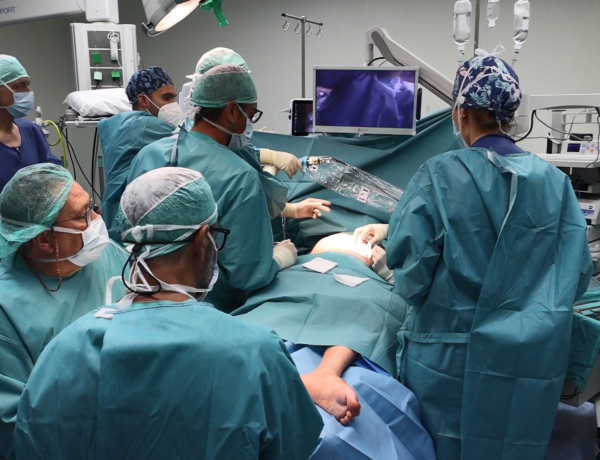 First operation in Europe to reconstruct the brachial nerve so that patients with high tetraplegia can breathe again.
