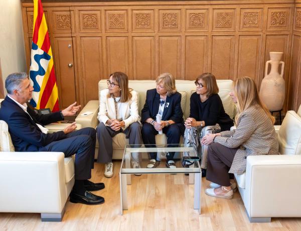 Institutional reception at Badalona City Hall for the 60th anniversary of the Institut Guttmann