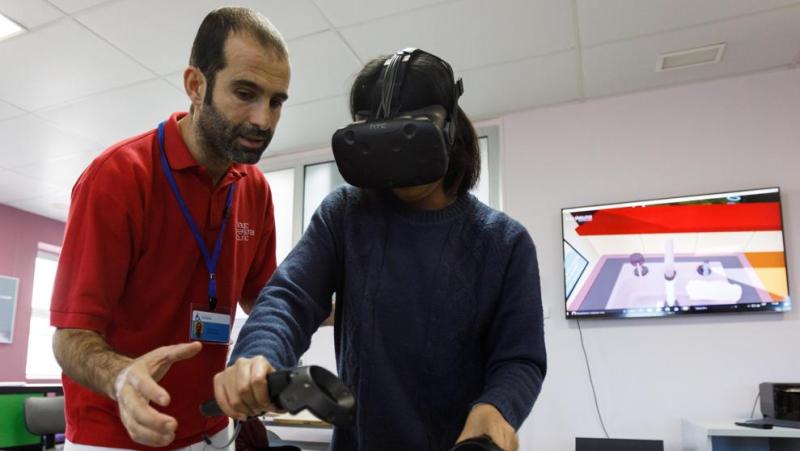  tratamiento de Realidad Virtual para el tratamiento del Ictus en el Institut Guttmann