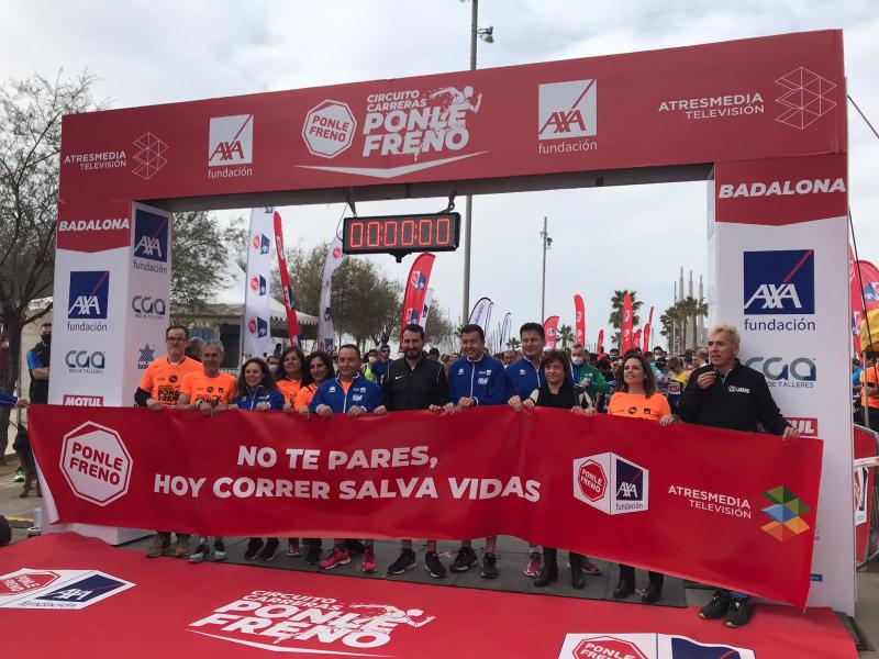 Carrera solidaria Ponle Freno para la prevención de accidentes entre los jóvenes