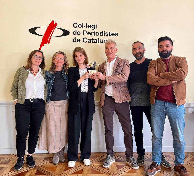 The Institut Guttmann's podcast 'Beines de Mielina', awarded by the Catalan College of Journalists 