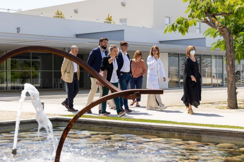 Salvador Illa, Primer Secretario del PSC, visita el Hospital de Neurorrehabilitación Institut Guttmann